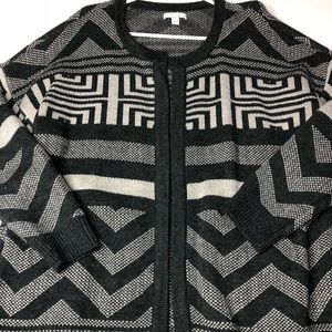 Gray duster cardigan